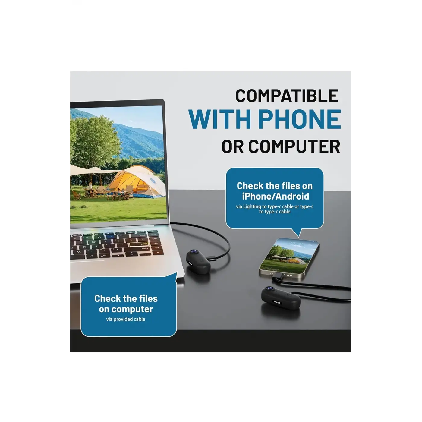 Mini Wıfı Aksiyon Kamerası 1080p Taşınabilir Vücut Kamerası Giyilebilir Video Kaydedici Ipx7 Su Geçirmez