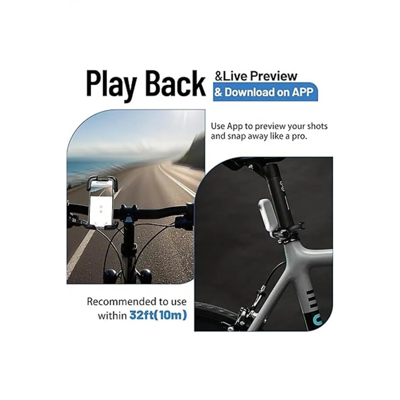 Mini Wıfı Aksiyon Kamerası 1080p Taşınabilir Vücut Kamerası Giyilebilir Video Kaydedici Ipx7 Su Geçirmez