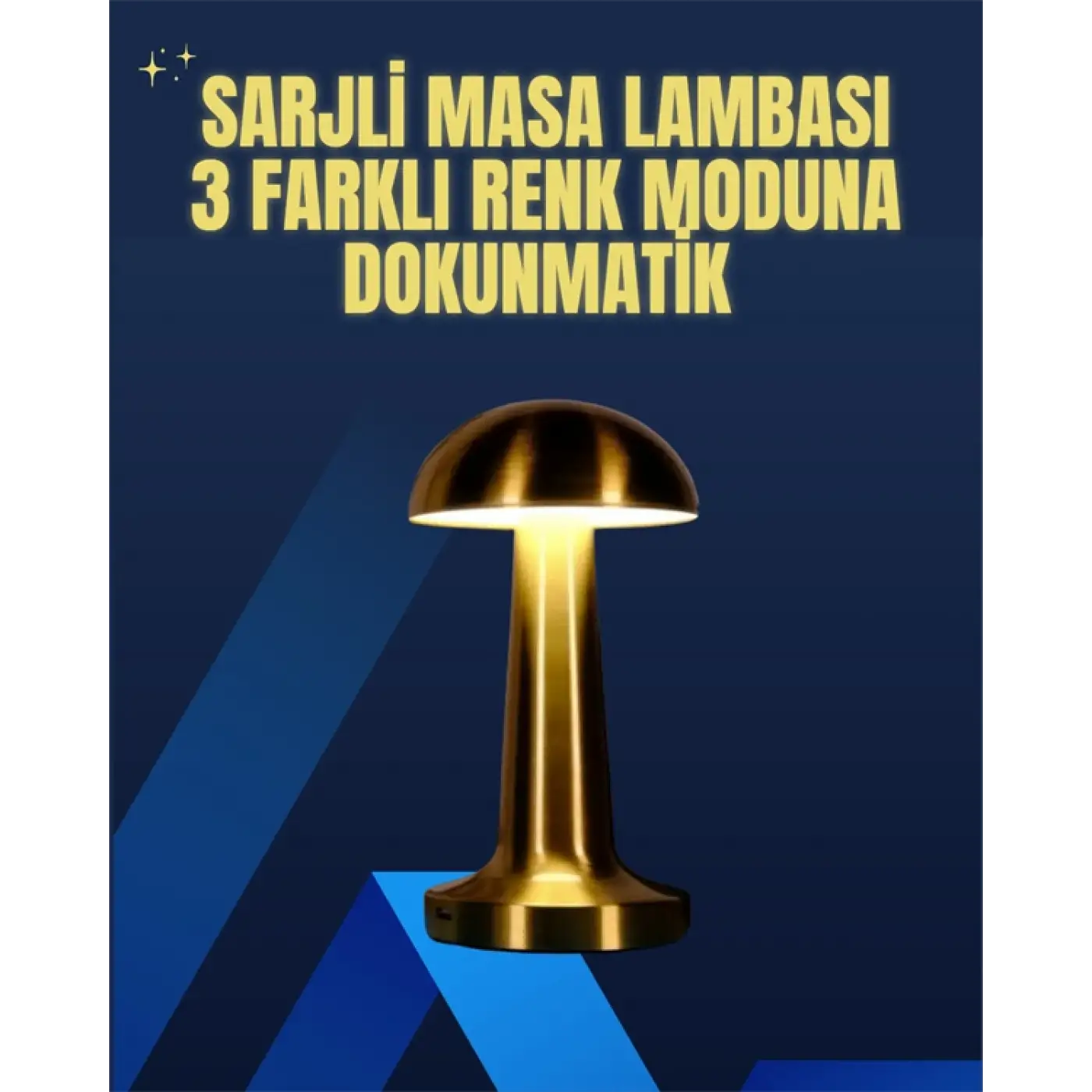 Modern Tasarım Şarjlı Masa Lambası – 1800 mAh Batarya