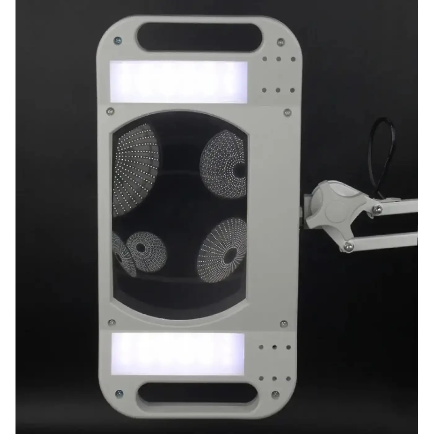 -10X LED Akrobat Büyüteç 2x15w 170x113 mm 10 Diopter Mercek LT-86G