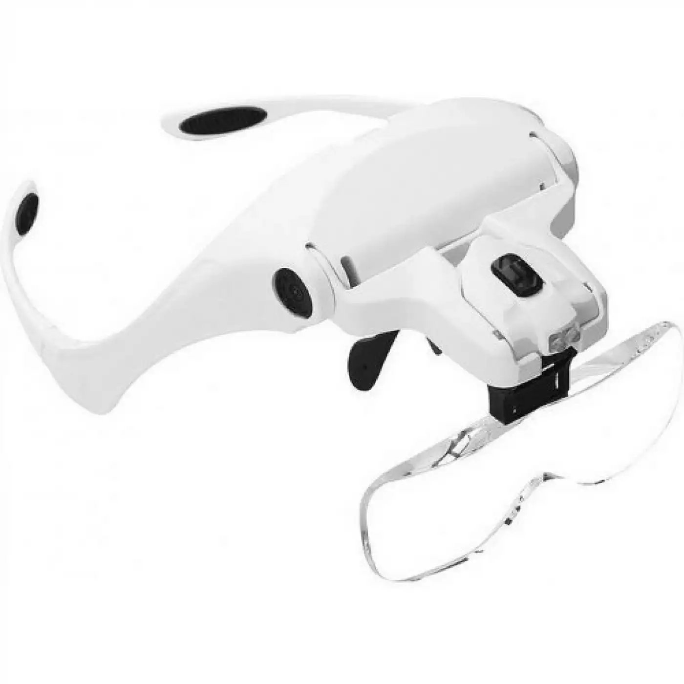 -5 Lens 1.0x-3.5x, 2led Işıklı  Ile Ayarlanabilir Gözlük Büyüteç9892B2