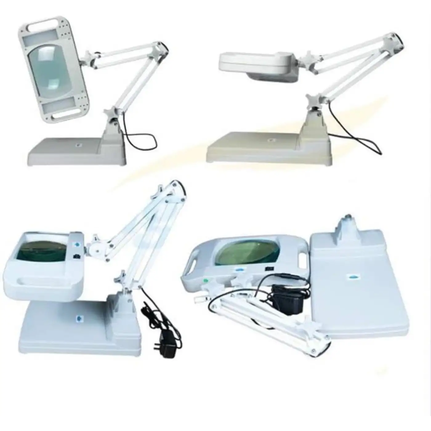 -5X 10X Büyüteç - LED Işıklı Süper Parlak Enerji Tasarruflu  Masa Lambası Lt-861