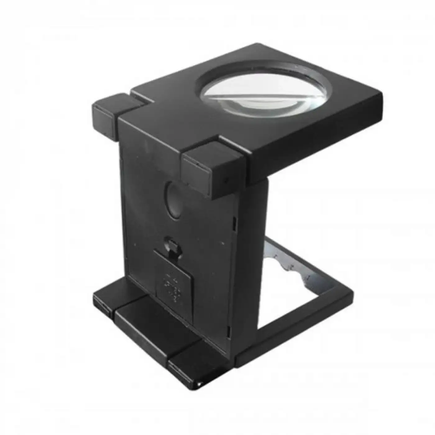 -Katlanır Plastık,led ışıklı Test Cıhazı Büyüteç 2.5x90mm