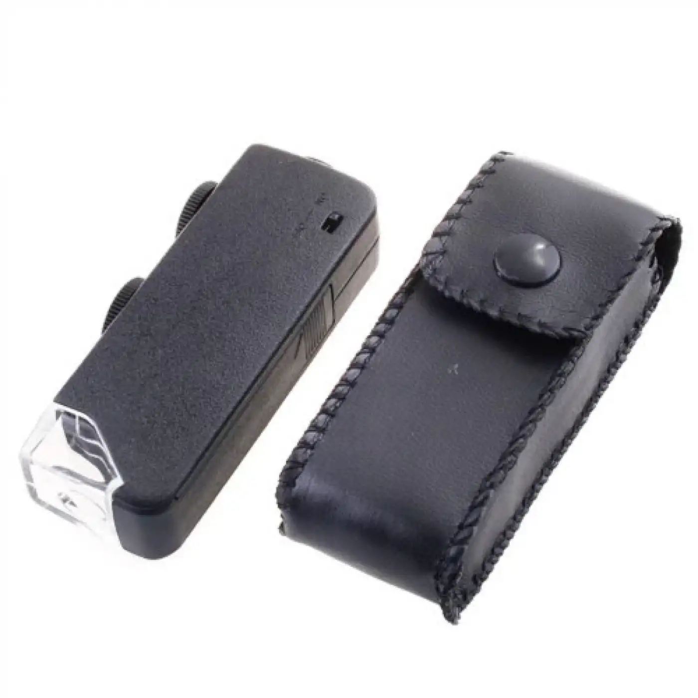 -Mini 60x 100x Zoom Lens Odak Takı Led Cep Mikroskop Büyüteç