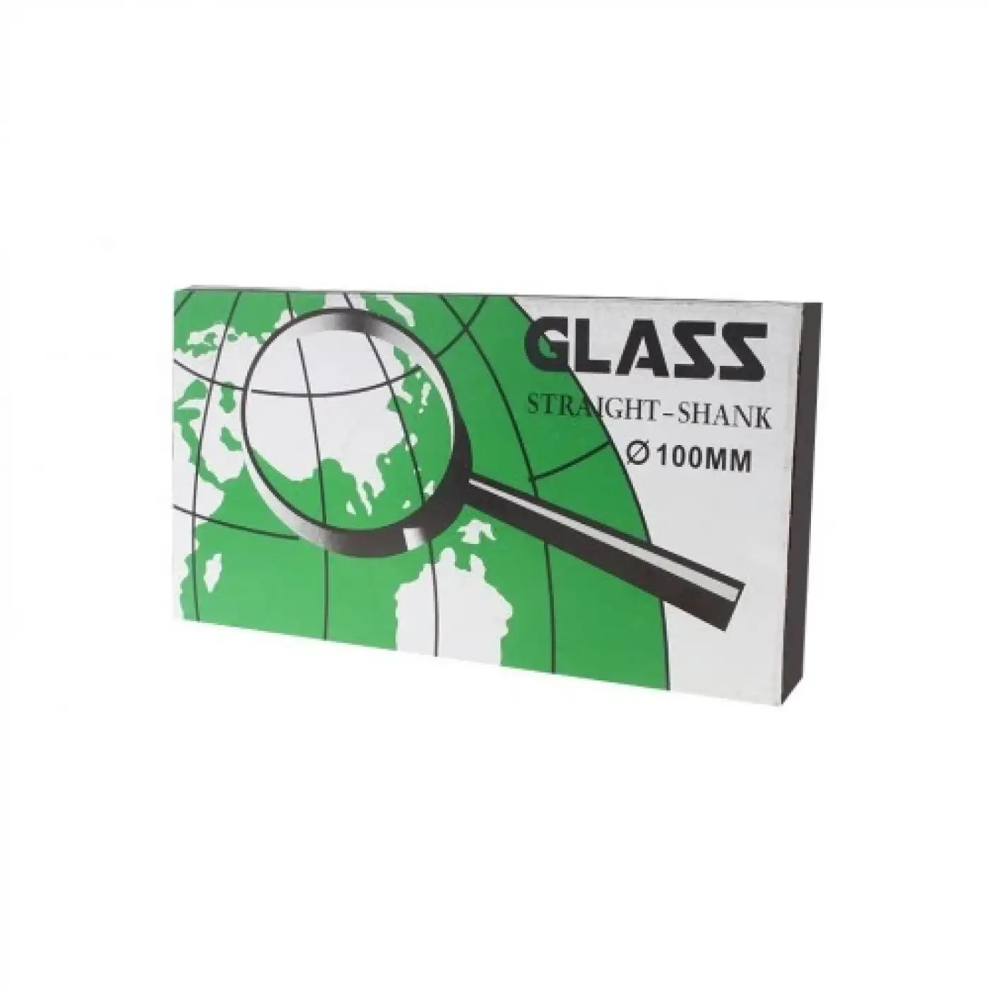 -Plastik Siyah Yuvarlak Kolu 100mm Dia Büyüteç 5x Büyüteç