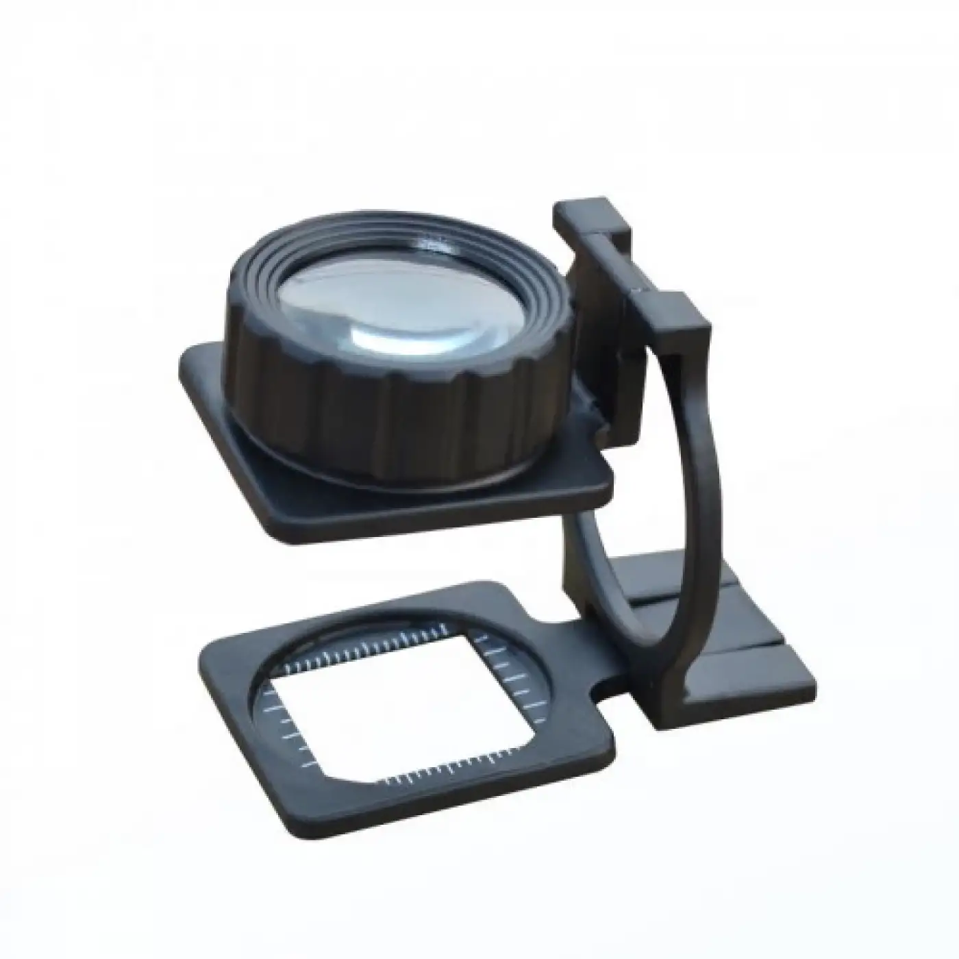 -Tekstilciler Için  Kumaş Kontrolü Büyüteç,katlanan, Metal 15x Büyütme