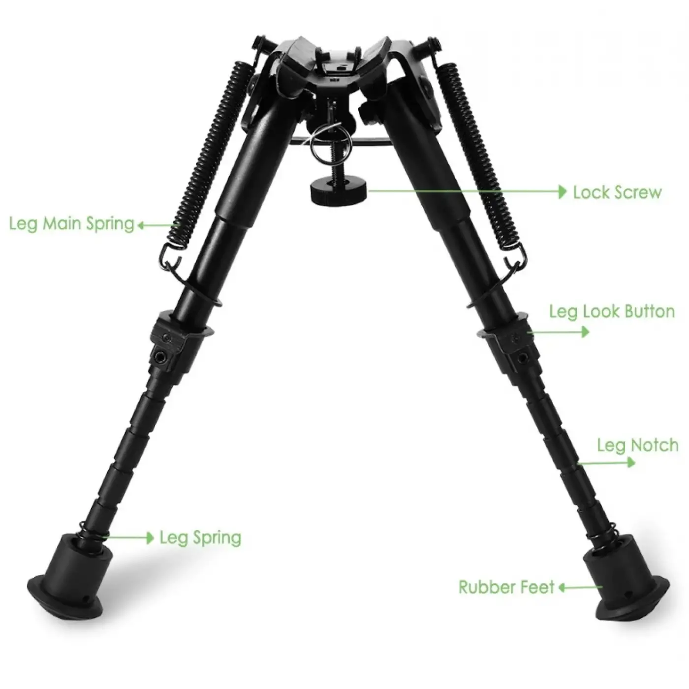 -üstün Metal Alaşım Bipod çatalayak