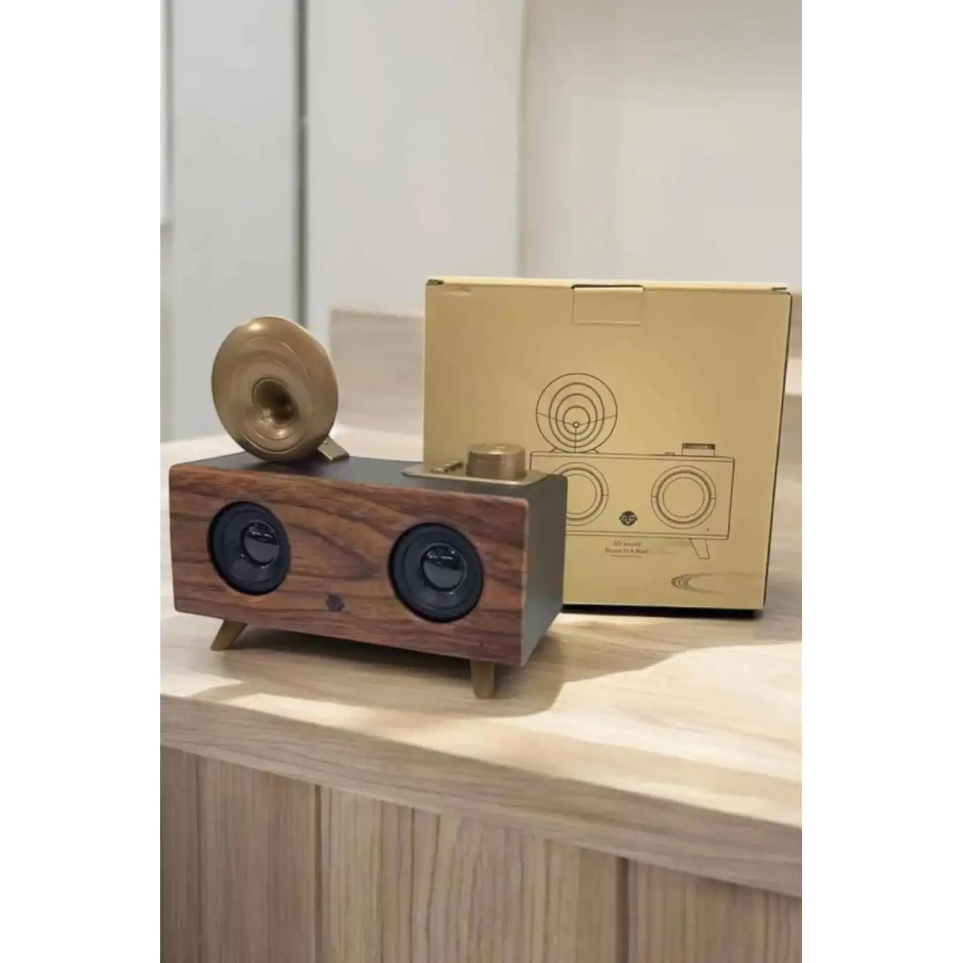 Nostaljik Görünümlü Bluetooth Bağlantılı Speaker
