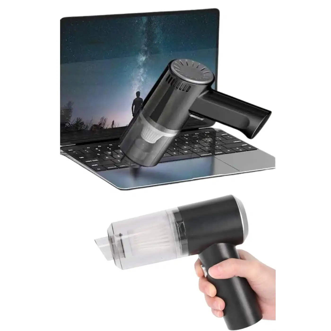 Oto Araç Ev Taşınabilir El Tipi Süpürge Mini Araç Süpürgesi Vakumlu