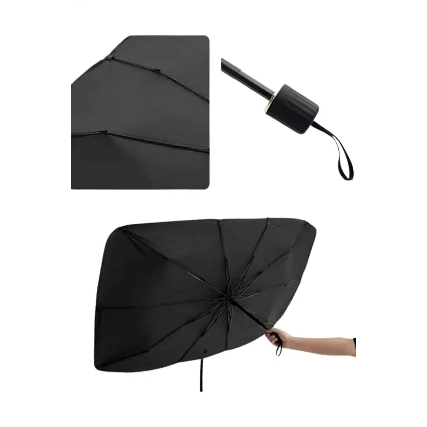 Oto Ön Cam Güneşliği Otomatik Katlanabilir Gölgelik Oto Cam Şemsiye