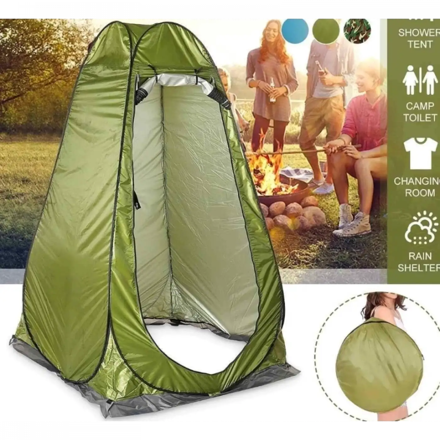 Otomatik Kamp Giyinme Çadır