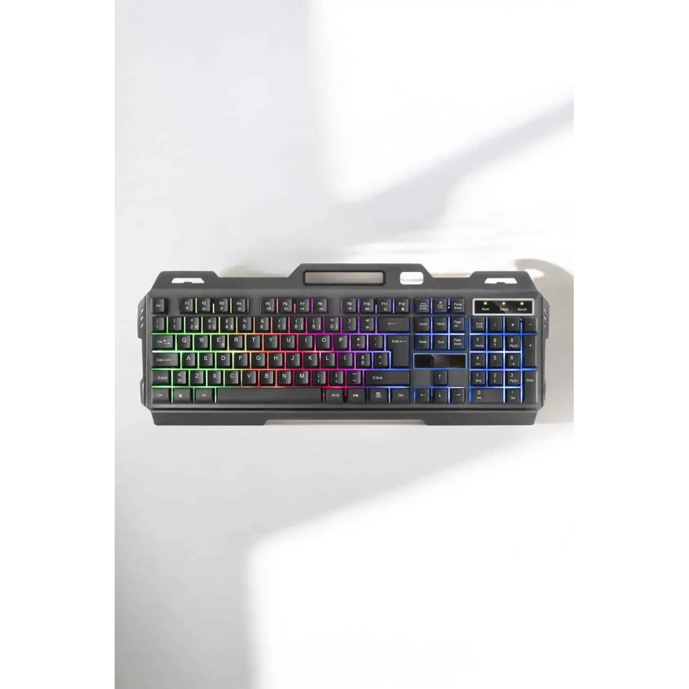 Klavyesi Q Klavye RGB Işıklı Mouse Hediyeli