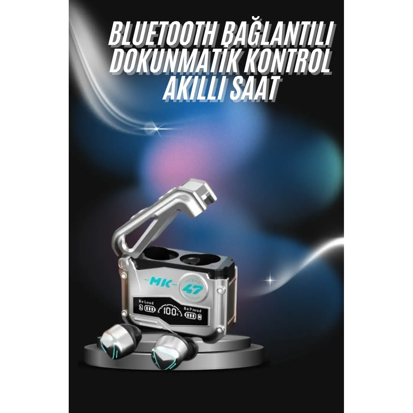 Kulaklığı Yeni Mekanik Kablosuz Kulaklık İos Android Uyumlu