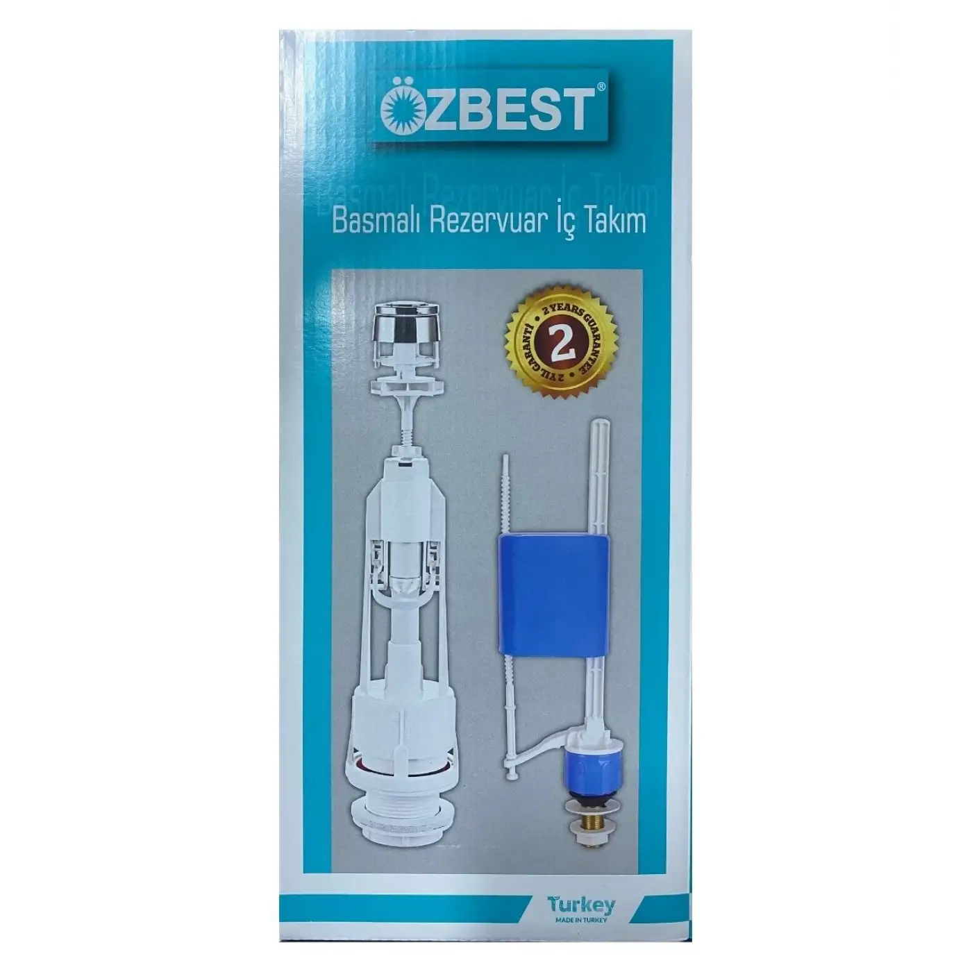 Özbest Su Tasarruflu Basmalı Klozet Rezervuar İç Takımı - Uyumlu ve Dayanıklı