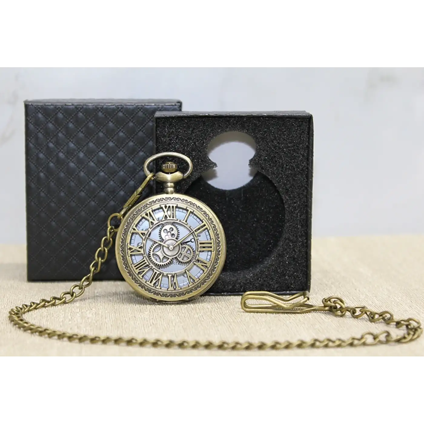Özel Kutulu Antik Köstekli Saat Model 2