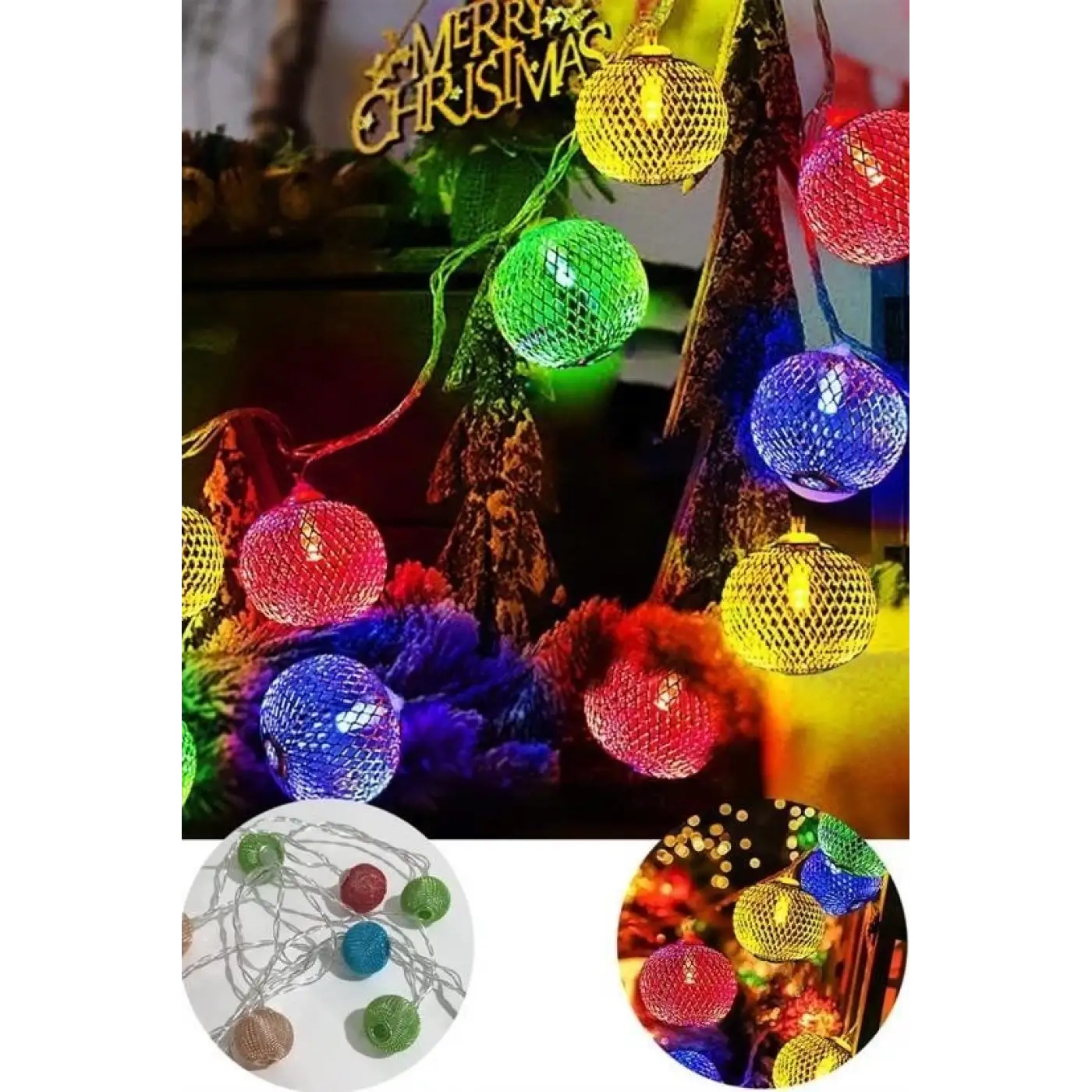 Parti Ve Özel Gün Dekorasyonu Top Led Kandil Şeklinde Aydınlatma