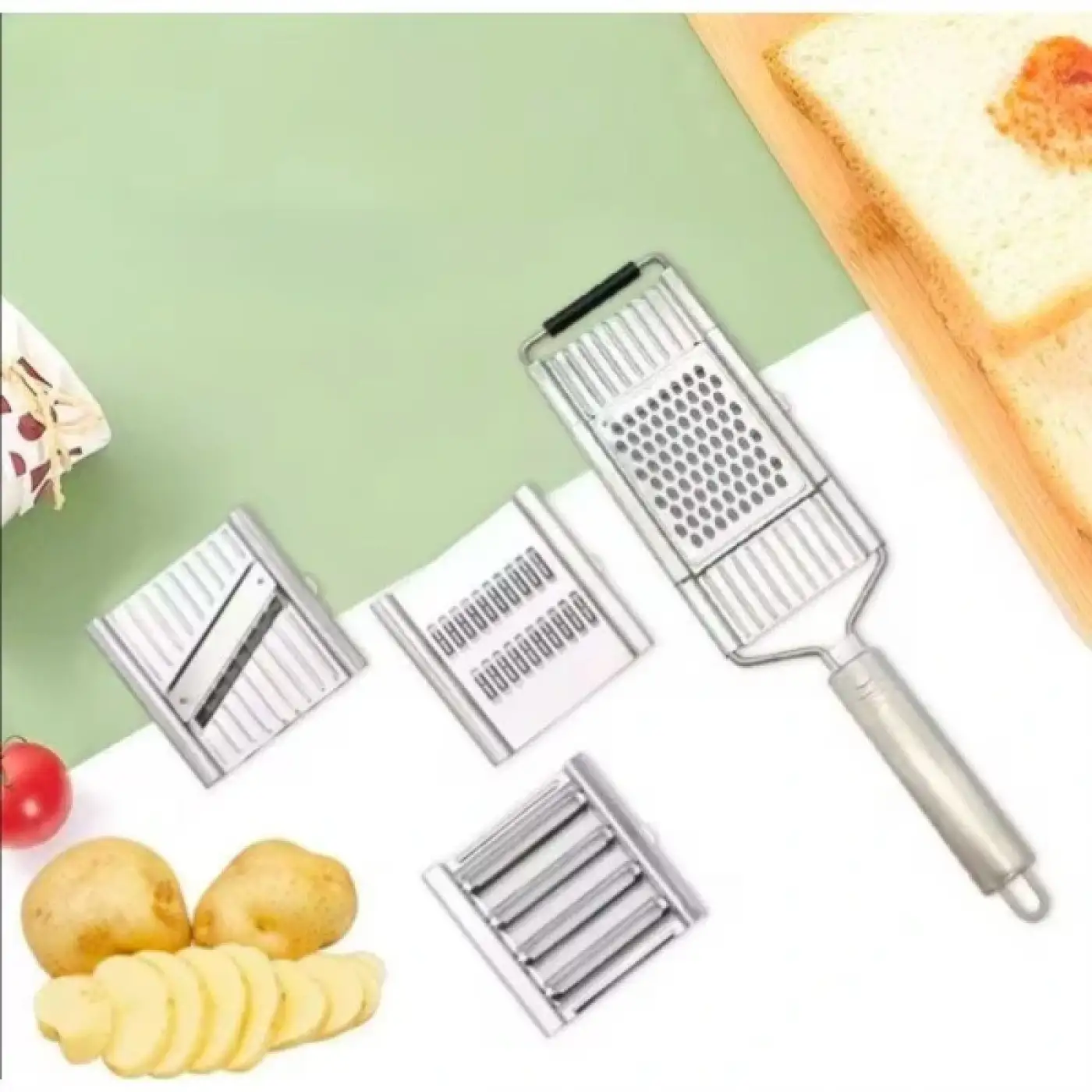 Paslanmaz Çelik 4lü Set El Rendesi