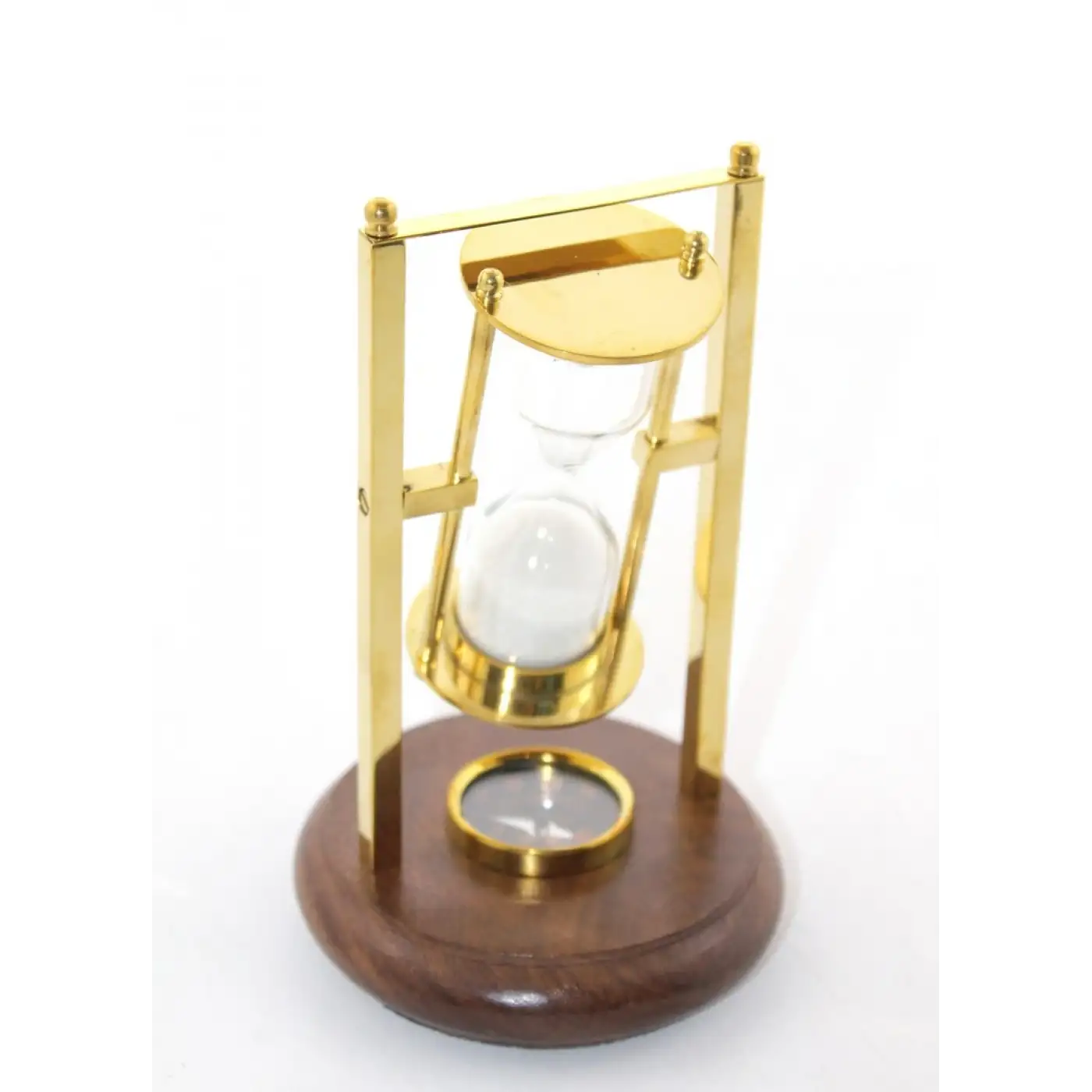 Pirinç Pusulalı Kum Saati Model 2