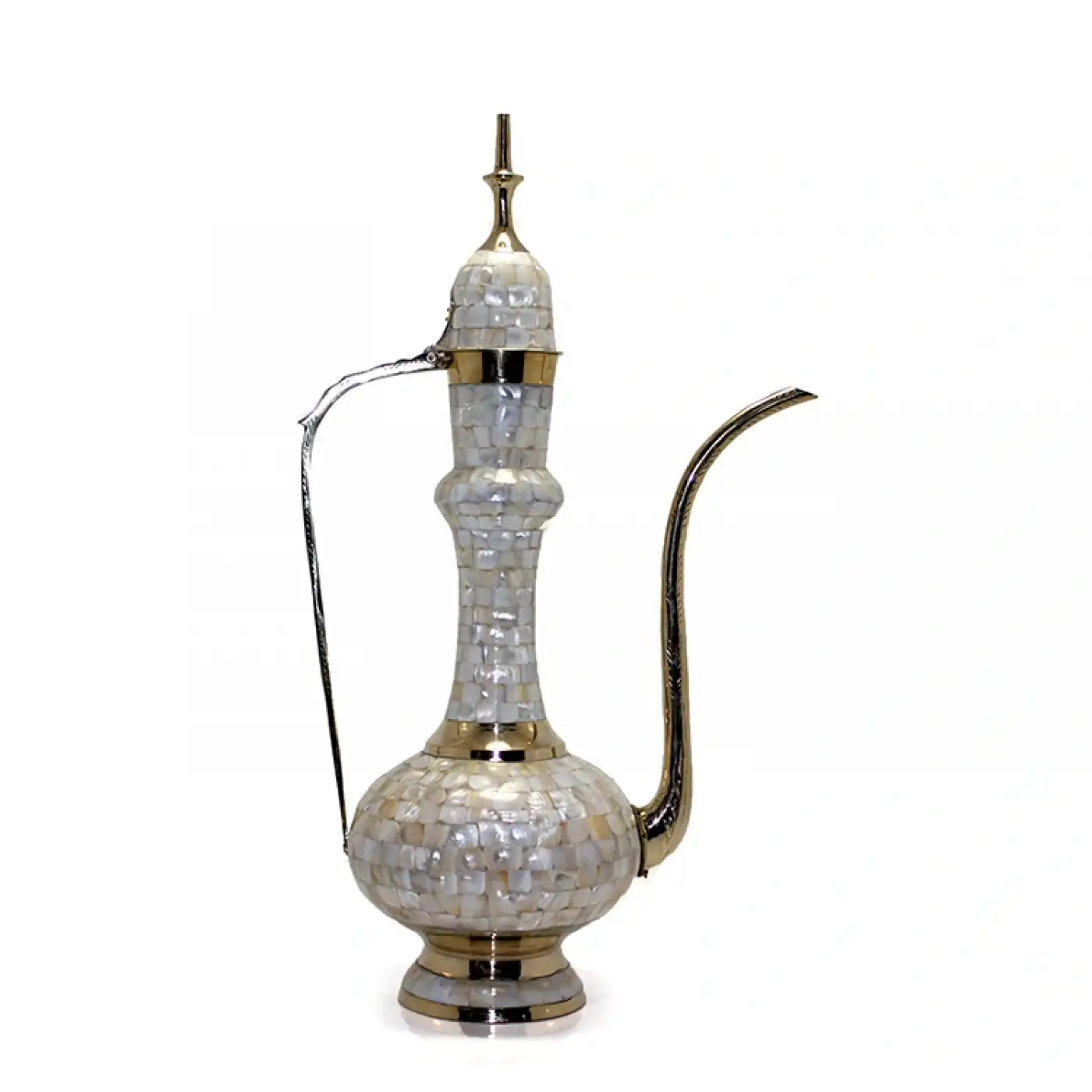 Pirinç Sedefli İbrik 55 Cm