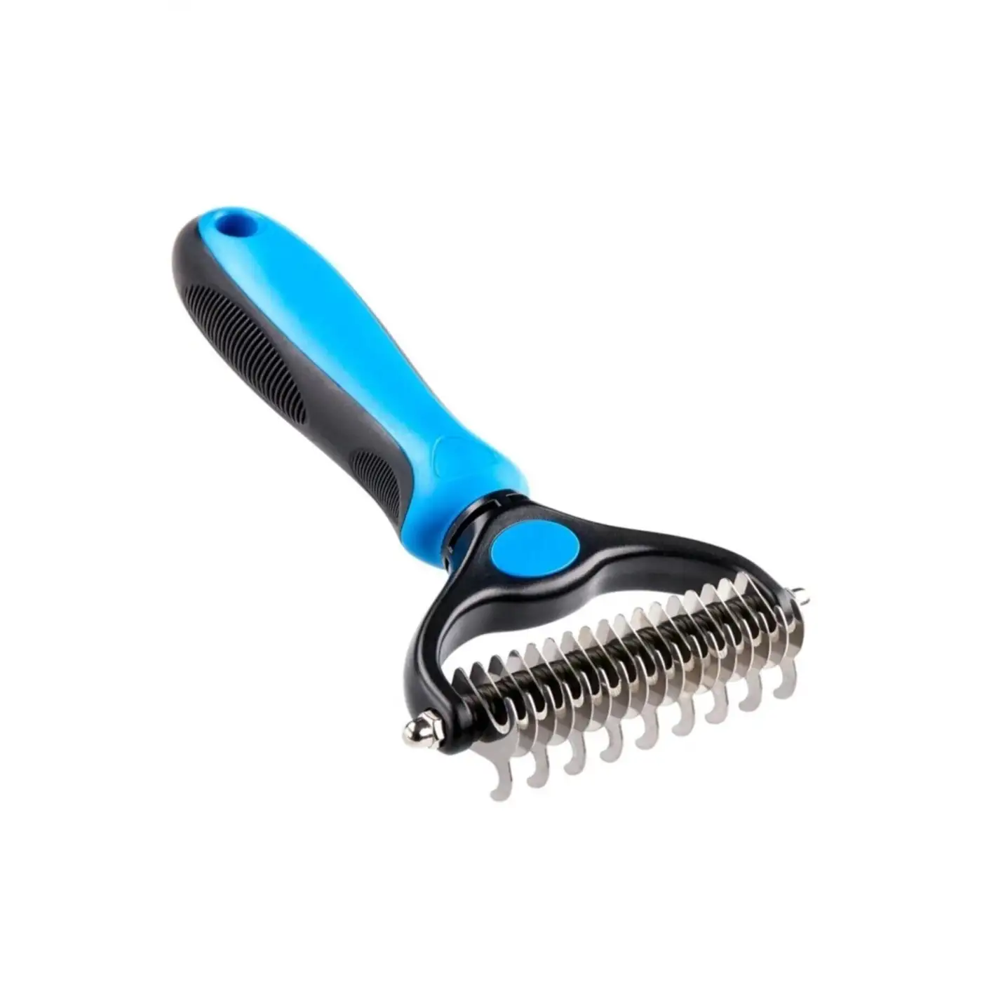 Plastik Saplı Metal Kedi Köpek Bakım Kıtık Tüy Topak Açıcı Tarak 1Adet