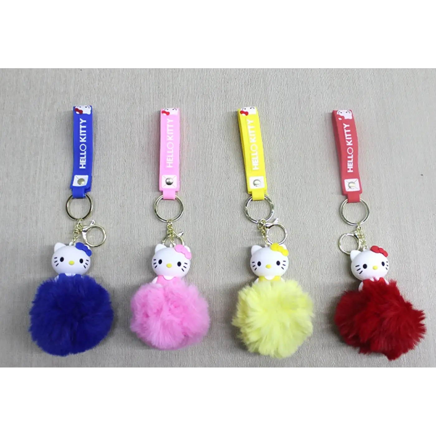 Ponponlu Hello Kitty Anahtarlık