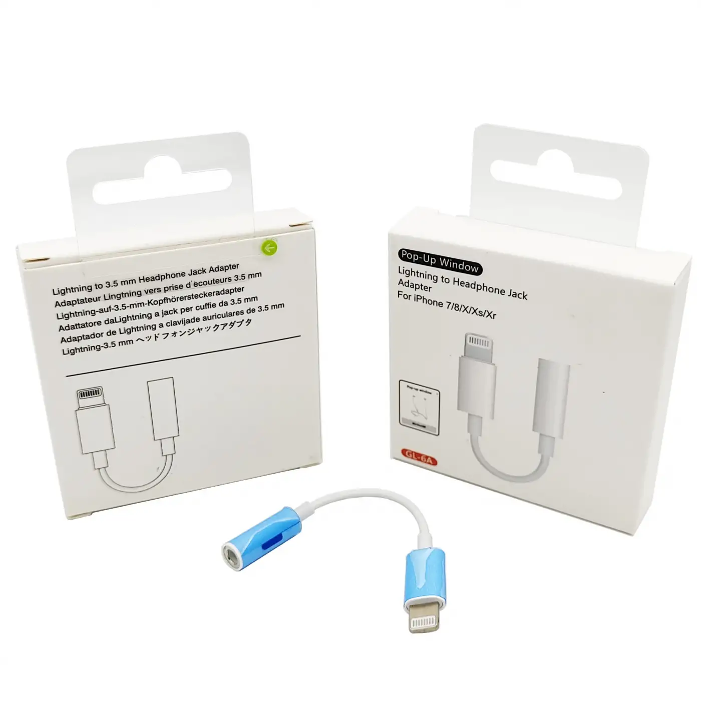 Pop-Up iphone Kulaklık Dönüştürücü Jack Adapter Sloopy