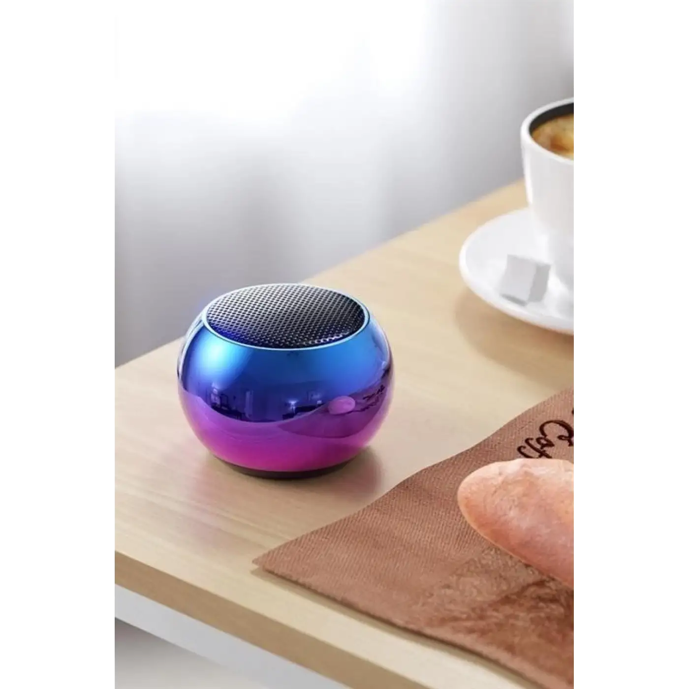 Portatif Taşınabilir Bass Ses Topu Bombası Mini Kablosuz Wireless Bluetooth Hoparlör Speaker
