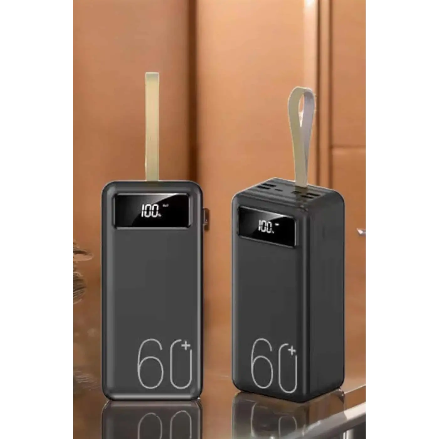 Powerbank 60.000 Mah Hızlı Şarj 4 Çıkışlı Uzun Şarj Süreli Dijital Göstergeli