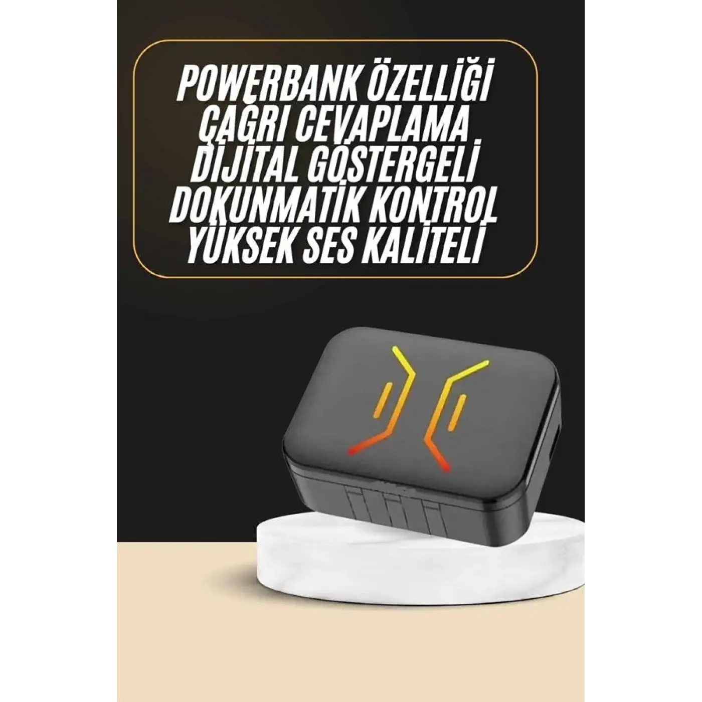 Powerbank Bluetooth Kulaklık  Kulaklığı Yüksek Ses Kaliteli