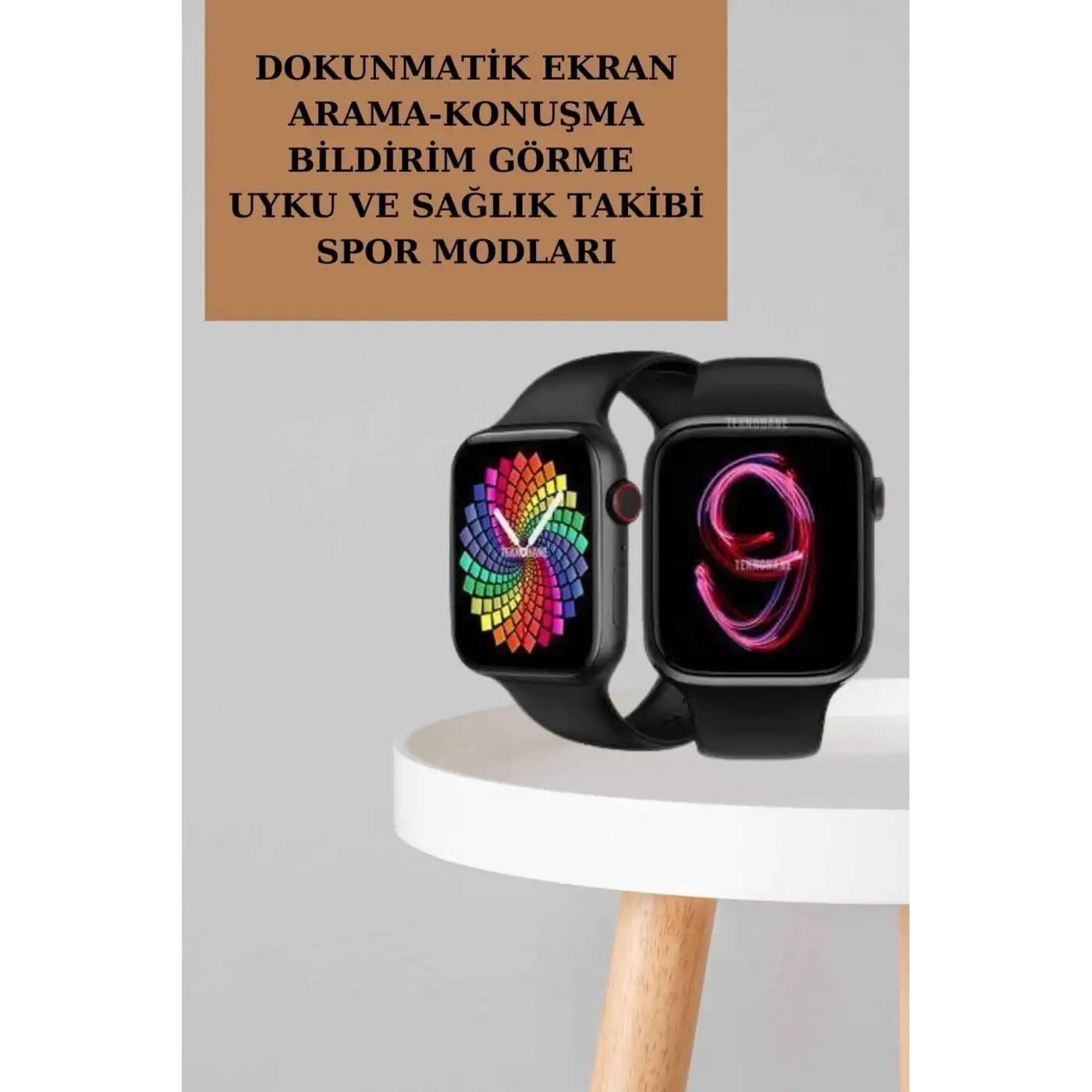 Powerbank Bluetooth Kulaklık Ve Yeni Model Akıllı Saat Seti ANC Özelliği Dokunamatik