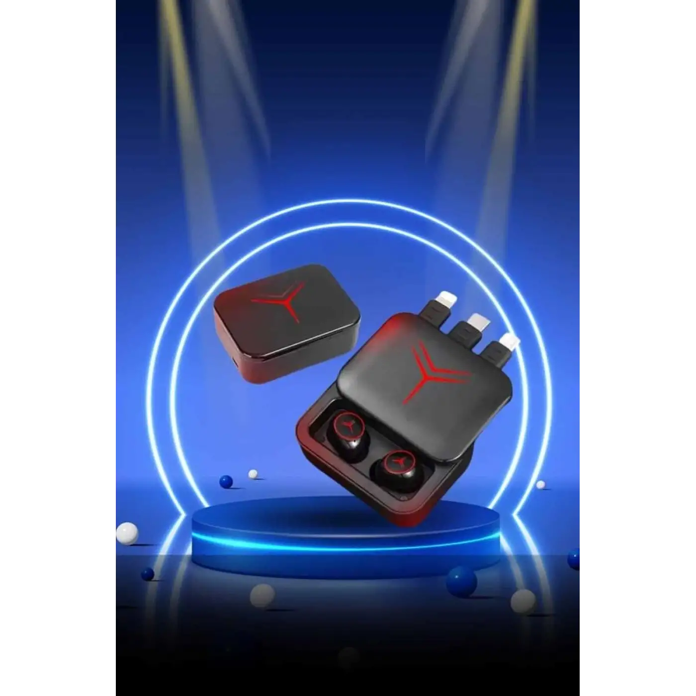 Powerbank Özellikli Bluetooth Kulaklık ve Nabız Ölçer Akıllı Saat Bileklik Hediyeli