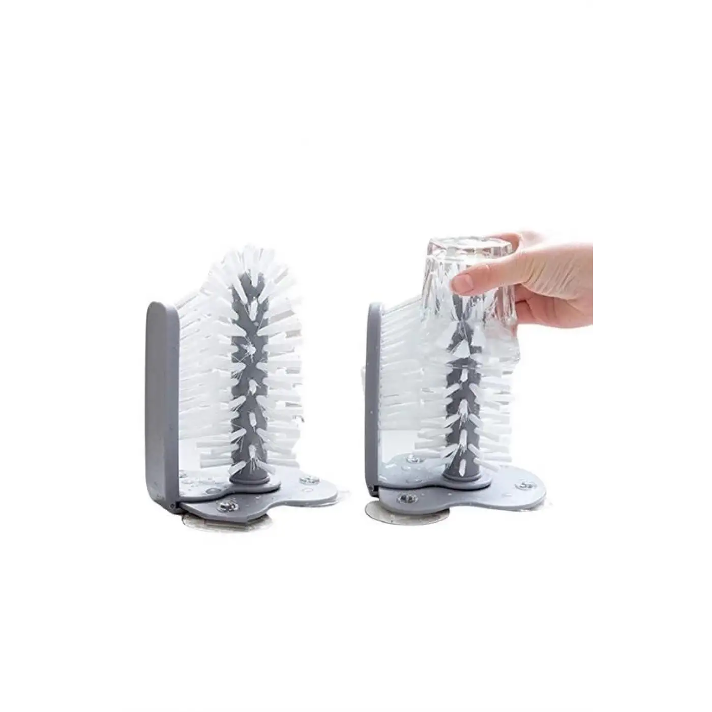 Pratik Kolay Fonksiyonel Vantuzlu Elde Bulaşık Yıkama Fırçası