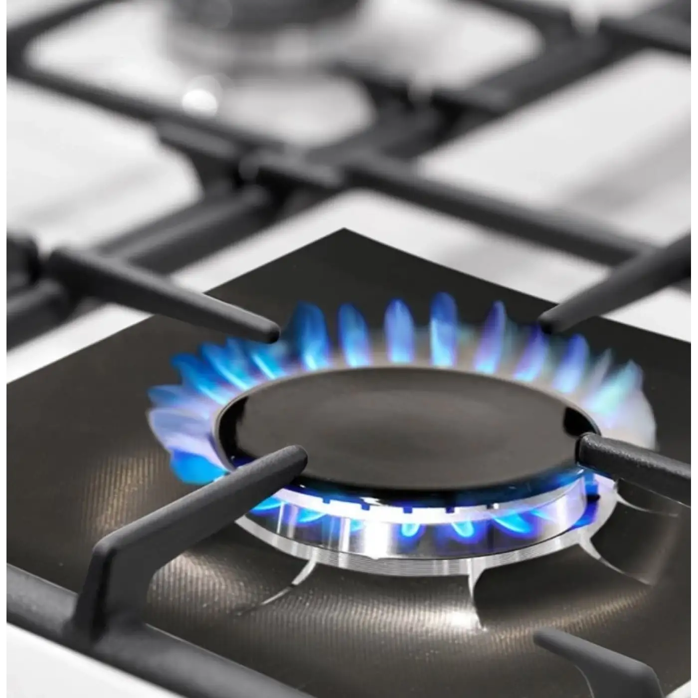 Pratik Ocak Koruyucu Folyo Yanmaz Yapışmaz 4lü Set Siyah