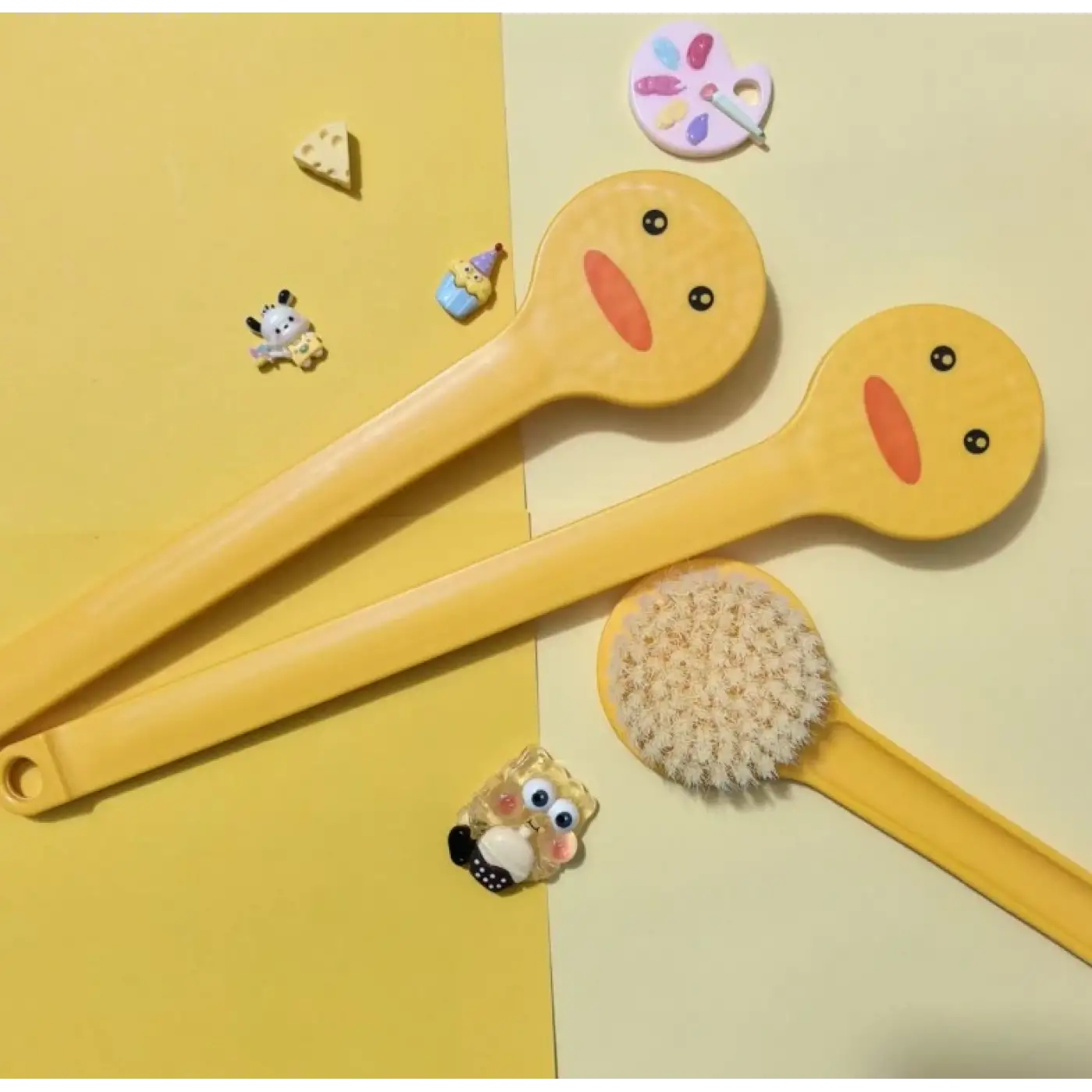 Pratik Ördek Tasarımlı Yumuşak Uçlu Vücut Kese Fırçası