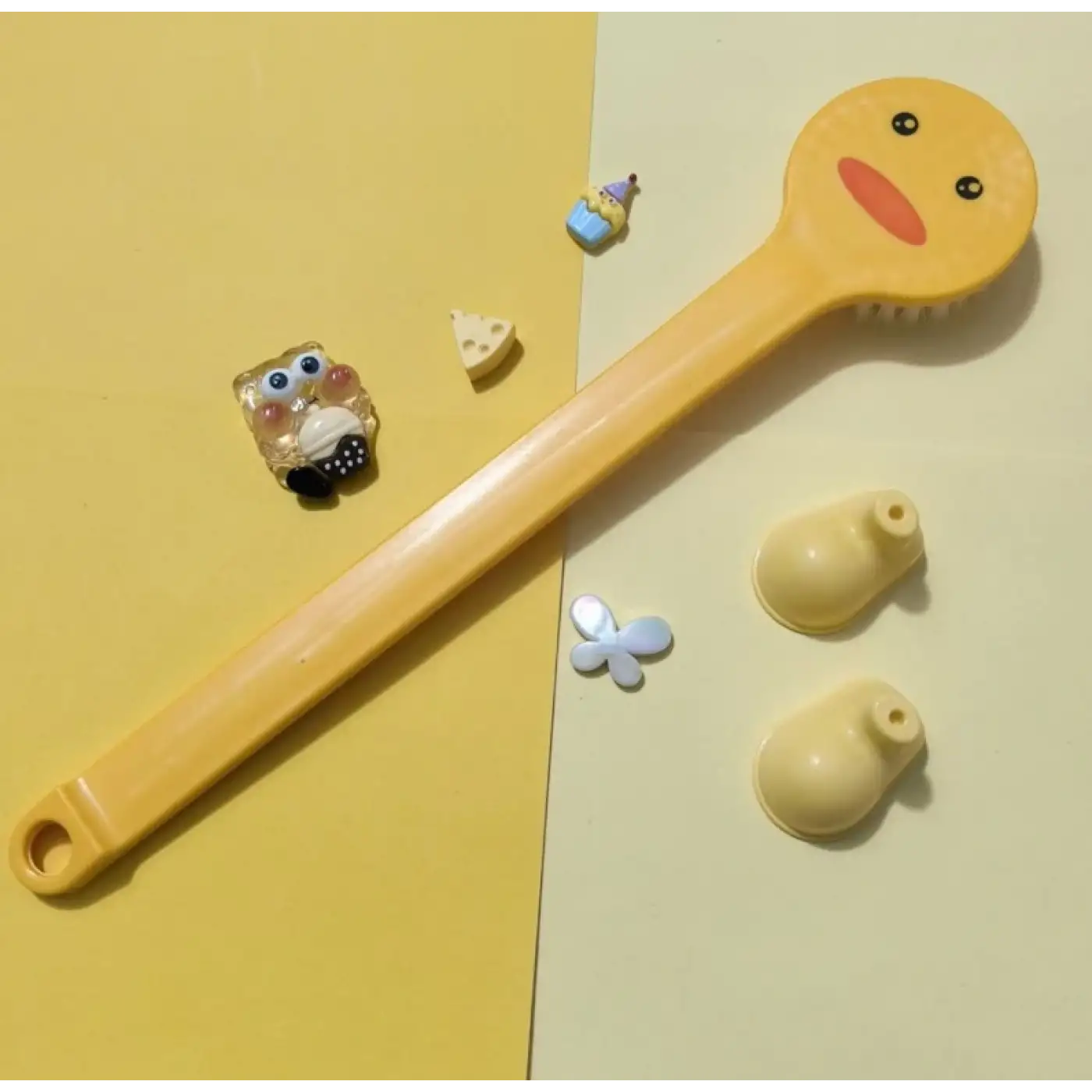 Pratik Ördek Tasarımlı Yumuşak Uçlu Vücut Kese Fırçası