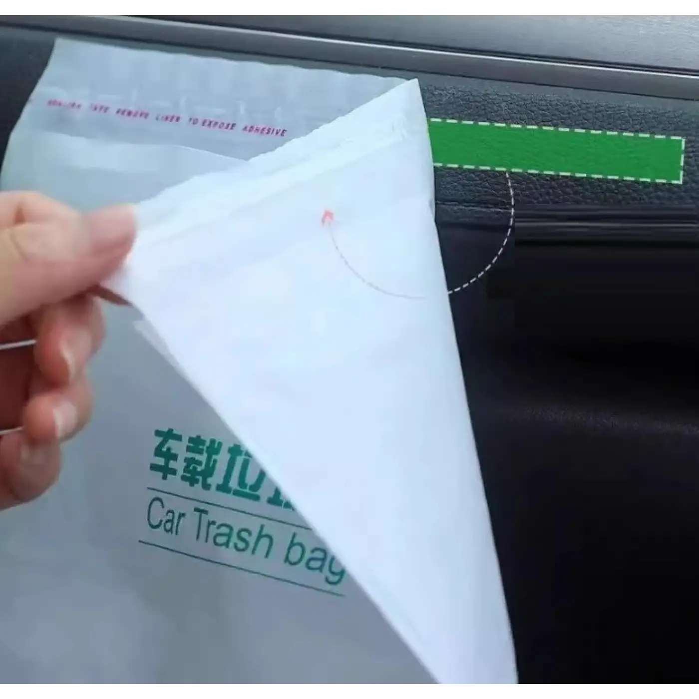 Pratik Pratik Su Geçirmez Oto Araba Çöp Poşeti Yapışkanlı 20 Adet