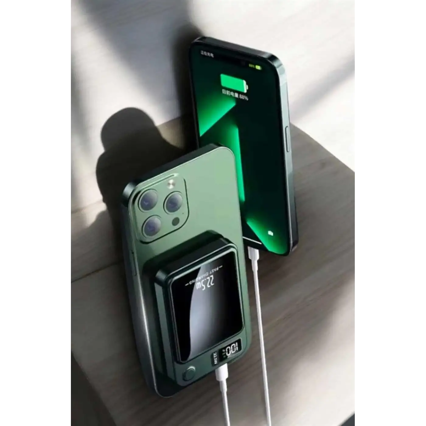 Pratik ve Taşınabilir 10.000 mAh Wireless Powerbank Hızlı Şarj Avantajı