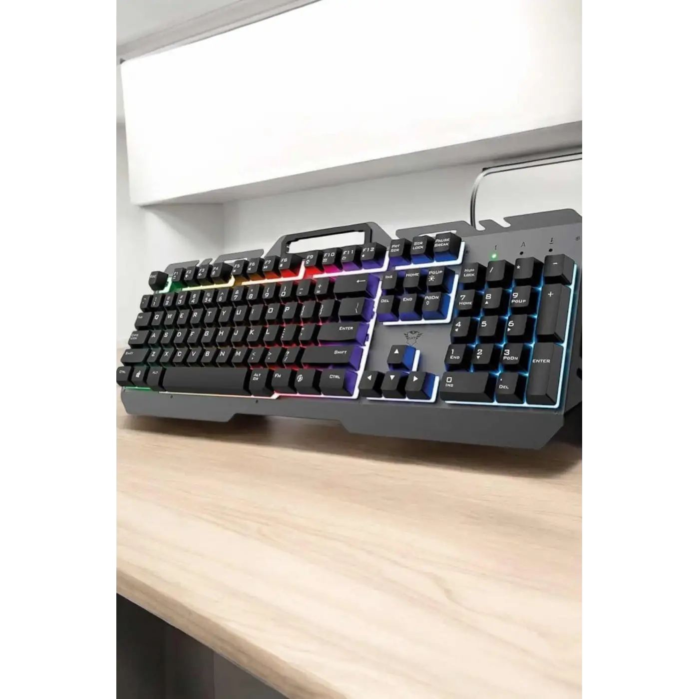 Q Klavye RGB Işıklı Klavye Ve Mouse Seti Kablolu Mouse Hediyeliş