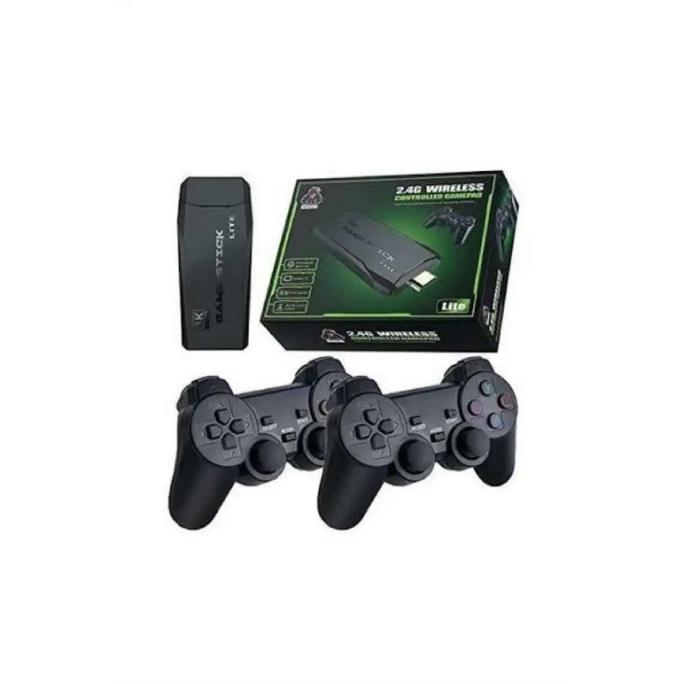 Retro Game Stick Çift Kol Kablosuz Atari Oyun Konsolu 2.4g Uyumlu