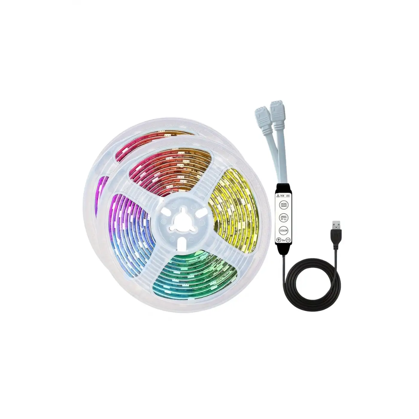 RGB Neon Şerit Led Lamba 10 Metre İç Mekan Tasarımına Uygun