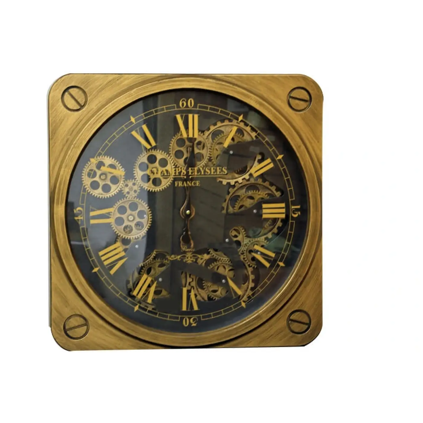 Saat Çarklı Kare Roma Rakamlı