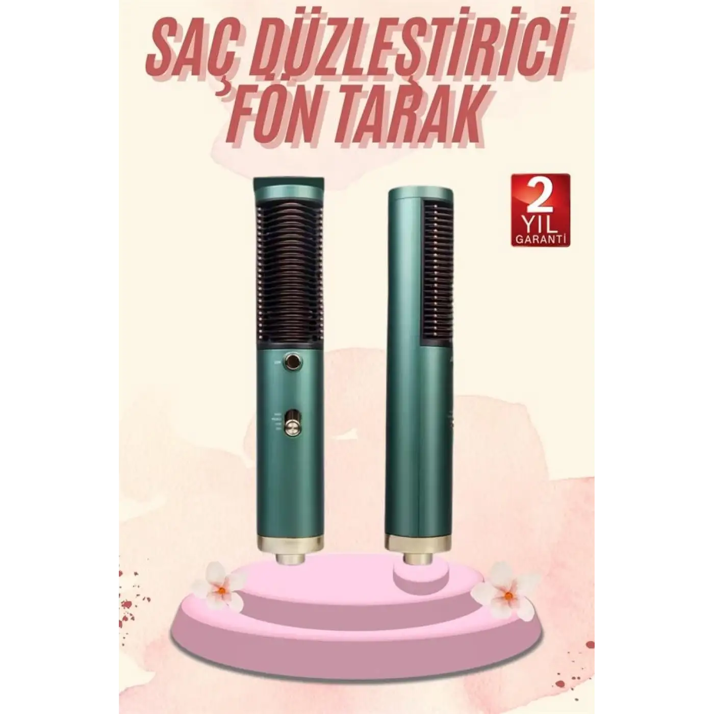 Saç Düzleştirici Fön Makinesi Saç Fırçası Profesyonel Üflemeli