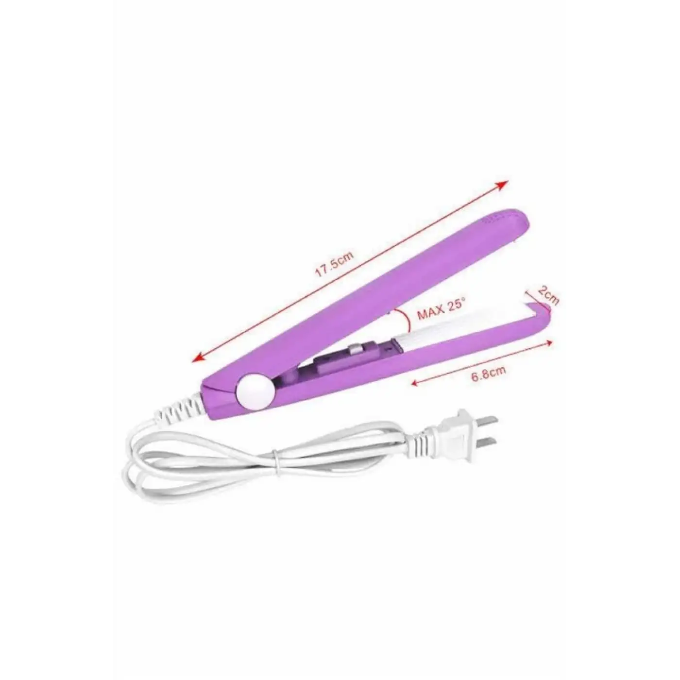 Saç Düzleştirici Pürüzsüz Parlaklık Seyahat Tipi Taşınabilir Seramik Kaplama