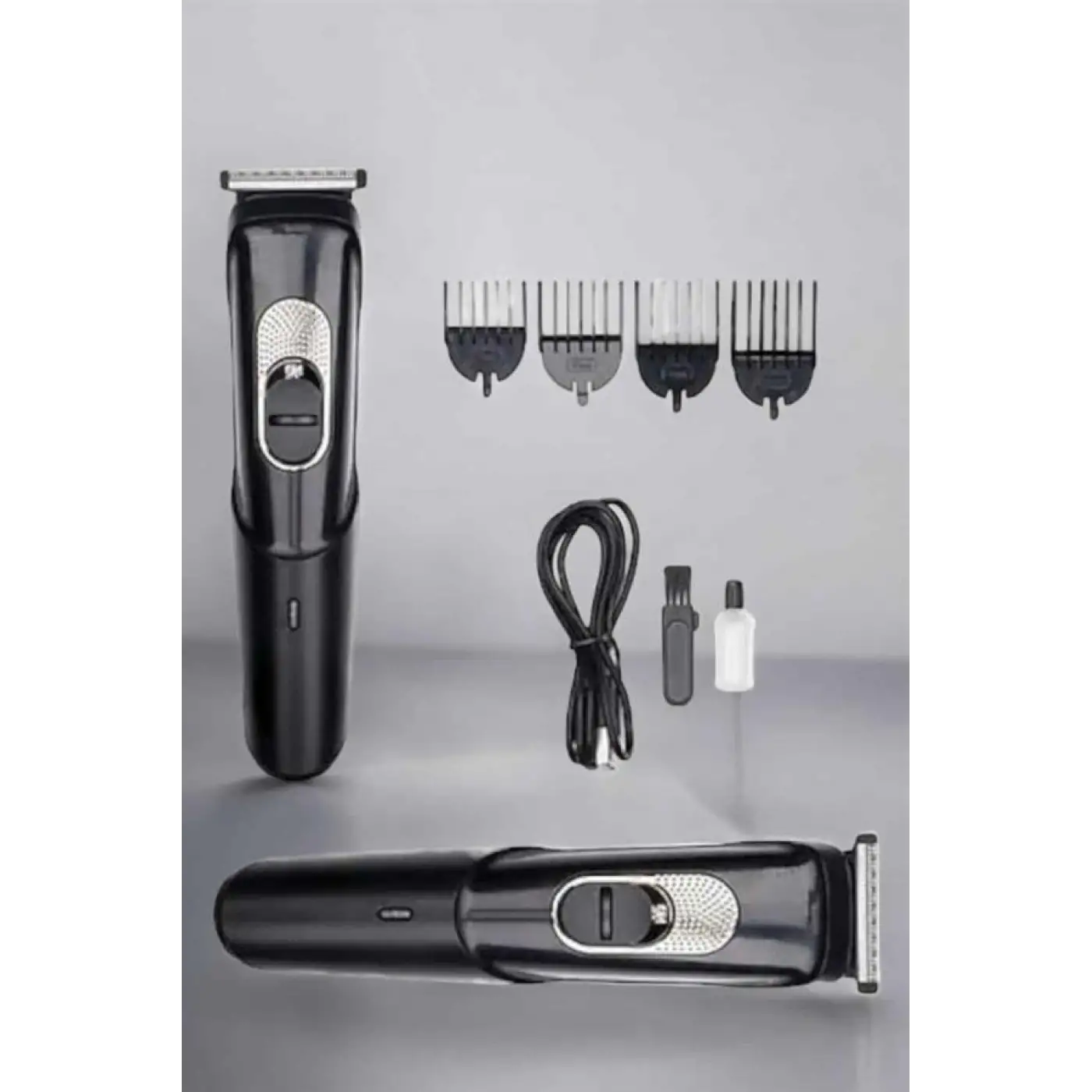 Saç Sakal Vücut Şarjlı Kablosuz Tıraş Makinesi Profesyonel Paslanmaz Çelik