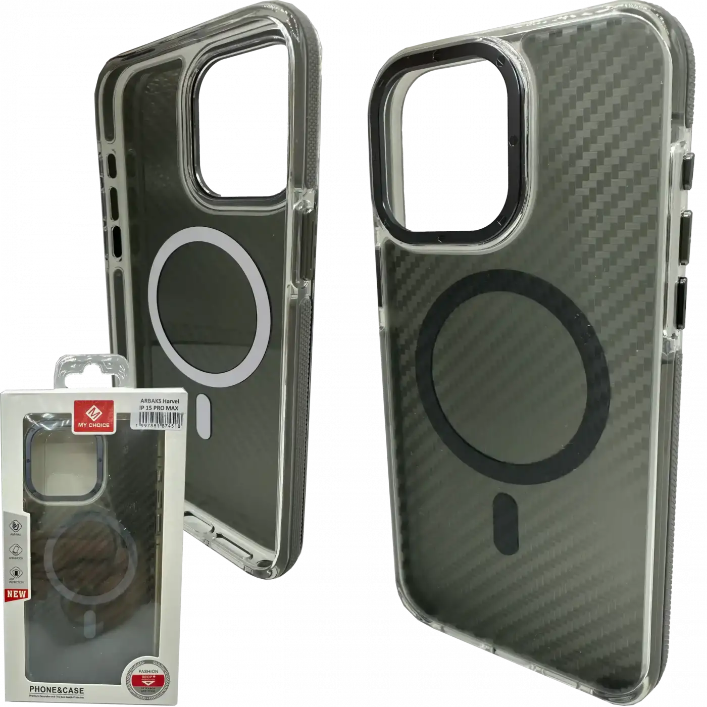 Samsung S24 Ultra – Kılıf Carbon Magsafe Wireless Şarj Özellikli