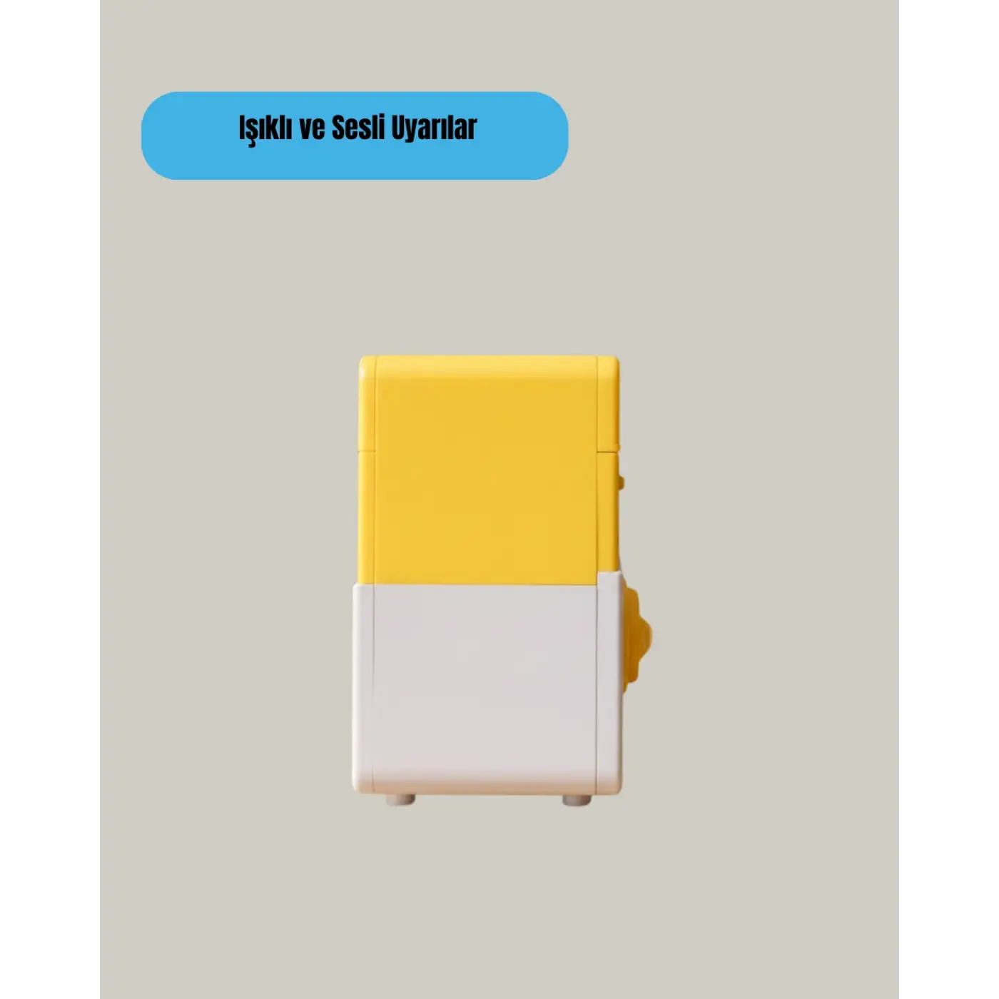 Sarı Şifreli Eğitici Çocuk Kumbarası Otomatik Para Girişli