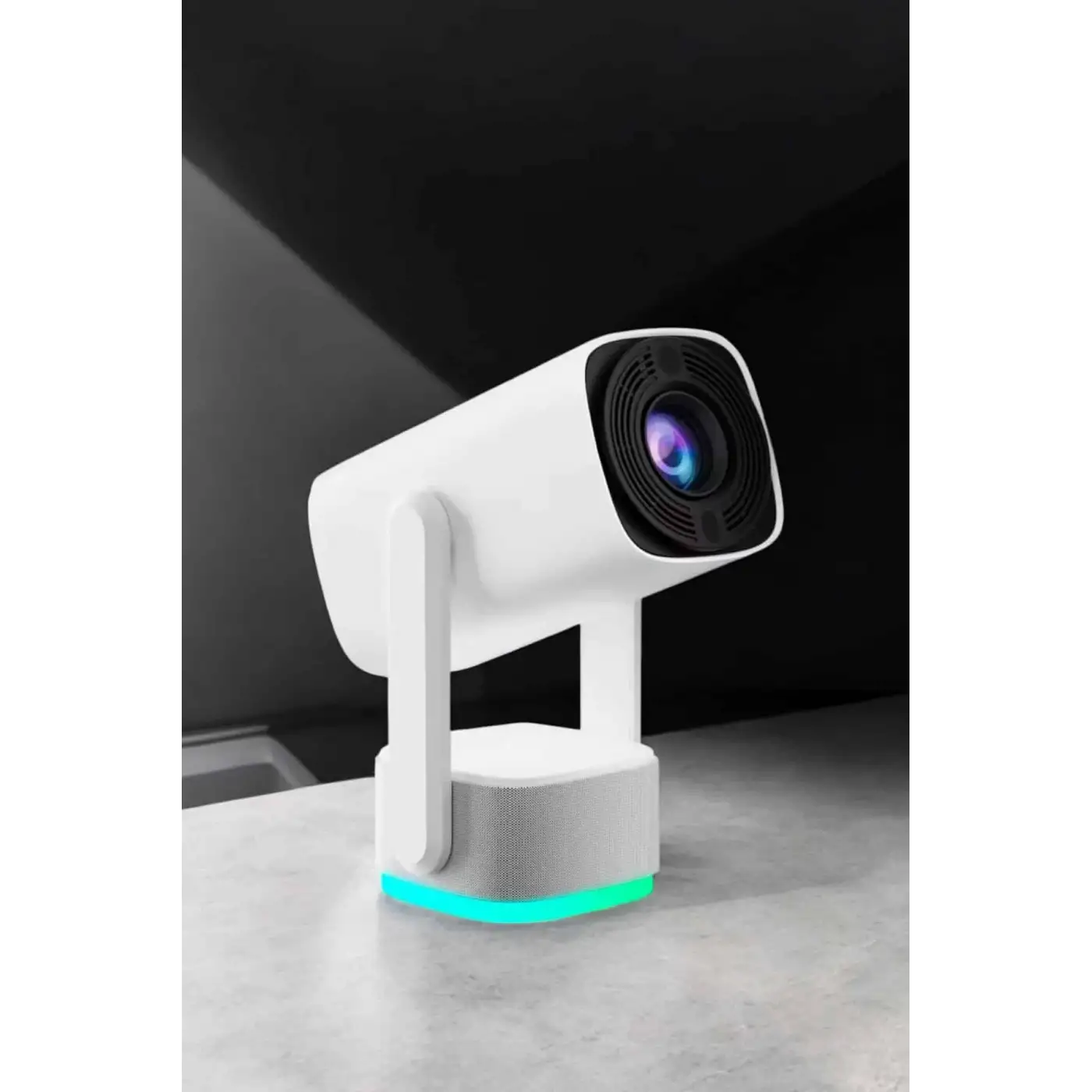 Şarjlı Projeksiyon Oyun Sinema Projektörü 4K HD Görüntü Kaliteli