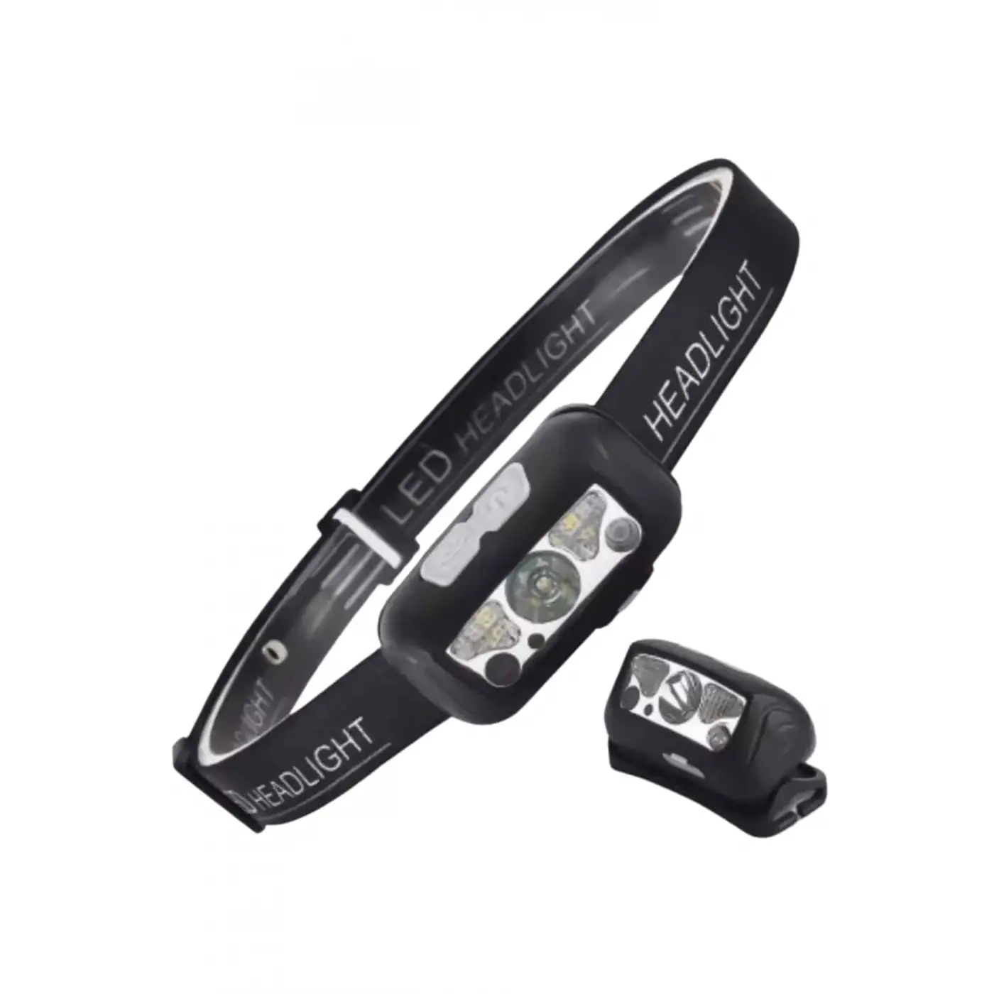 Sensörlü Şarjlı Type-c Şarj Işıklı Kafa Lambası Kamp Lambası