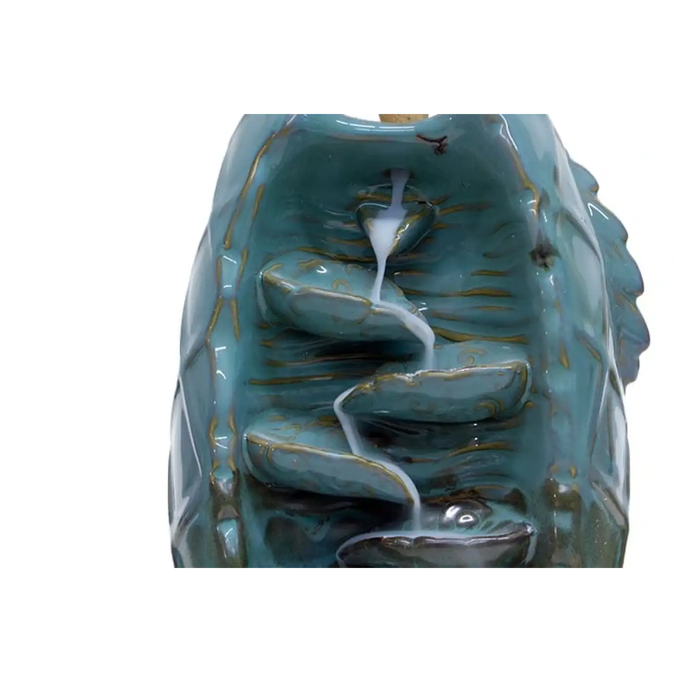 Seramik Şelale Aromaterapi Geri Akışlı Tütsülük