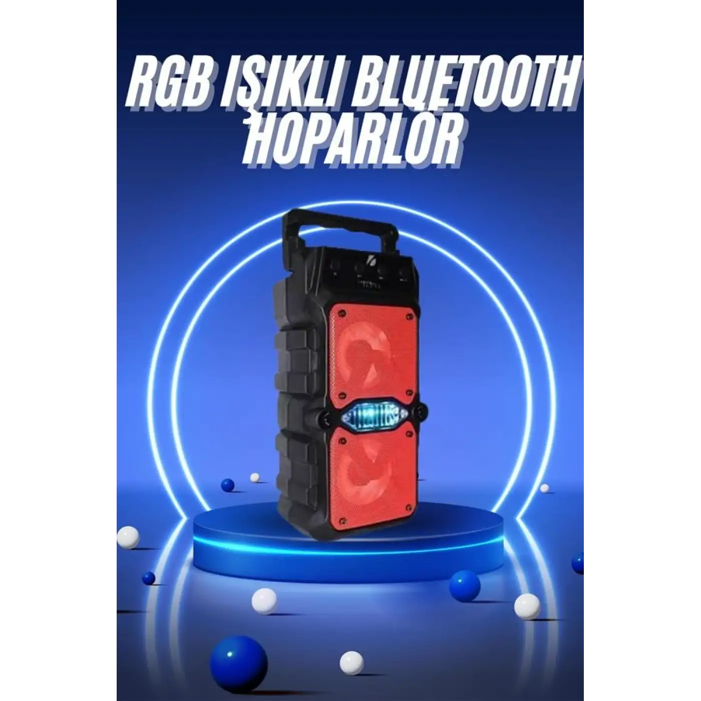 Ses Bombası Kablosuz Bluetooth Hoparlör Çift Çıkışlı Yüksek Ses Kaliteli Hoparlör